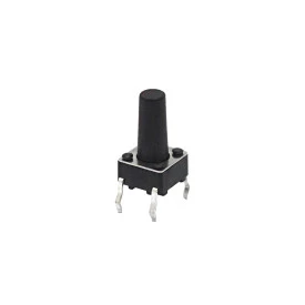 Chave Táctil 6x6x11mm com 4 Terminais 180º