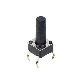 Chave Táctil 6x6x12mm 4 Terminais 180º