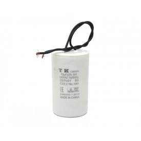 Capacitor de Partida 70uF/250Vac 50/60Hz +-5%