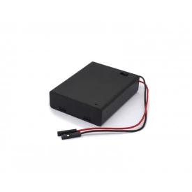 Suporte para 4 Pilhas AAA com Tampa - 719582-18-015 F