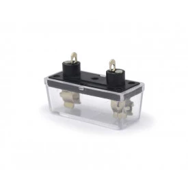 Porta Fusível Preto com Proteção 750/T-0 