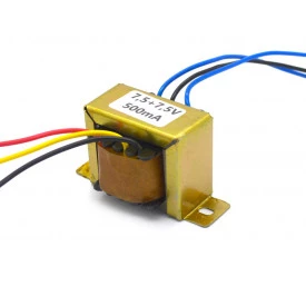 Transformador de Tensão 127/220V para 7,5V+7,5V 500mA