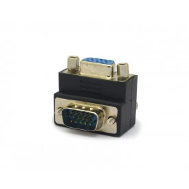 Adaptador VGA DB15 MachoxFêmea 90º 