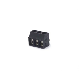 Conector Preto Multipolar AK550-03DS Fêmea 90º (Horizontal) de 3 Vias - Passo 3.5mm - Phoenix Mecano
