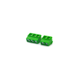 Conector Verde Multipolar AKZ250 Fixo - Passo 5,08mm - 2 a 3 Vias - Phoenix Mecano