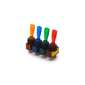 Chave Alavanca 3 Terminais com Led 20A/12V - Diversas Cores - ASW-13D