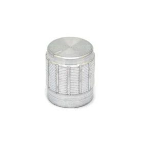Knob de Alumínio para Potenciômetro de Eixo Estriado - B15x17 - Cromado