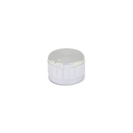 Knob de Alumínio para Potenciômetro de Eixo Estriado - B21x13 - Cromado