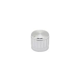 Knob de Alumínio para Potenciômetro de Eixo Estriado - B21x17 - Cromado