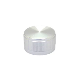 Knob de Alumínio para Potenciômetro de Eixo Estriado - B32x17 - Cromado