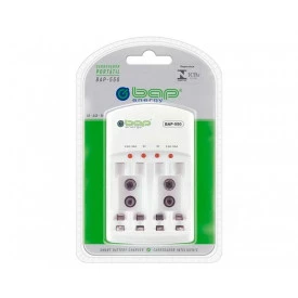 Carregador de Pilhas e Baterias com 4 Espaços AA/AAA  e 9V (Sem Pilhas) - BAP-550