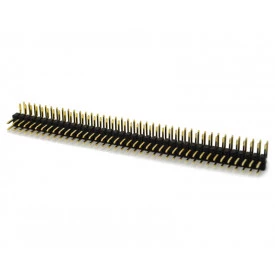 Barra de Pinos Simples 90º 2x40 Macho - BMP040-2E