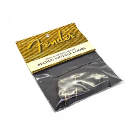 Knob com Parafuso Original Fender Marron FNDVB/05A300 - Embalagem com 6 Knobs