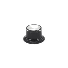 Knob Estriado Numerado (0-10) Preto - C-2009