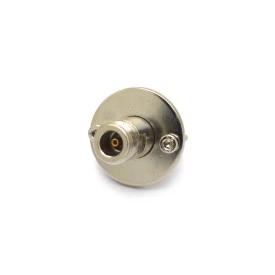 Adaptador N 50 Ohms Fêmea X Fêmea Reto Painel com Flange e Centelhador para Proteção RF 52mm - CA-14E - Gav 140 - KLC