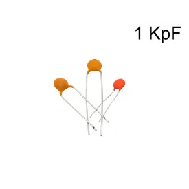 Capacitor Cerâmico Disco 1KpF ( 102 / 1nF / 0.001uF ) - 50V a 2000V
