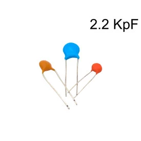 Capacitor Cerâmico Disco 2.2KpF ( 222 / 0.22nF / 0,00022uF ) - 50V a 2000V