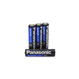 Cartela com 4 Pilhas Palito AAA Super Hyper - Panasonic