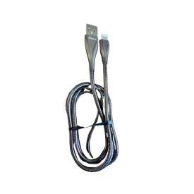 Cabo USB Lightning em Metal 1 Metro - CB-98