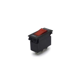 Chave Gangorra / Tecla Circuit Breaker Reset / Desliga 10A/125/250Vac - CBS-001S-10A-B-BLR220
