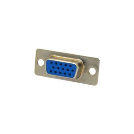 Conector DB15 Fêmea Solda Fio VGA 180º - DS1035-15F