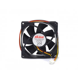 Microventilador DFS802512H S3 12Vdc 80x80x25mm Bucha - Akasa