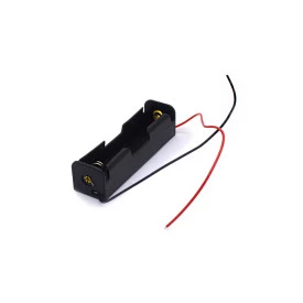Suporte com Fio para 1 Bateria 18650 - DIY-1
