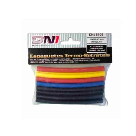 Kit com 15 Pedaços de 10cm de Espaguete Termo Retrátil - DNI 5106
