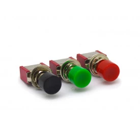 Chave Push-Button com 3 Terminais e sem Trava Liga/Liga 2A/250V  - PT/VD/VM - DS-612