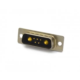 Conector Macho 180º Solda Fio - DS1033-01-MBN81-10A - Connfly