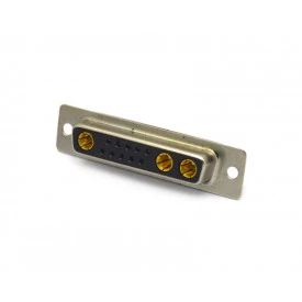 Conector Fêmea 180º Solda Fio - DS1033-03-FBN81-10A - Connfly