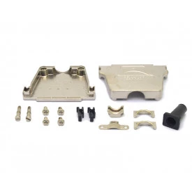 Capa Metálica Kit Curto para DB37 180º - DS1047-03-37M2N - Connfly