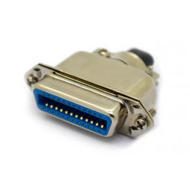 Conector Centronics Fêmea Solda Fio 	DS1078-24FOL com Capa Metálica - 24 Vias - Connfly