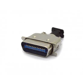 Conector Centronics Macho Solda Fio DS1078-24MOL com Capa Metálica - 24 Vias - Connfly