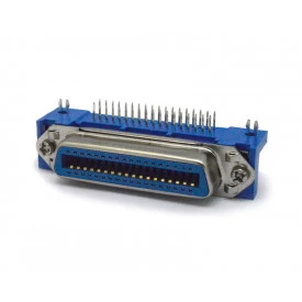 Conector Centronics Fêmea 90° PCI DS-1079 - 36 Vias - Connfly