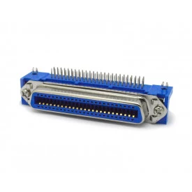 Conector Centronics Fêmea 90° PCI DS-1079 - 50 Vias - Connfly