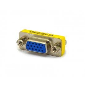Adaptador DB15 VGA Fêmea x Fêmea DS1082-03-15F8LNCC - Connfly