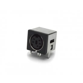 Conector Mini Din Fêmea PCI DS1093-03BN5-0 - 5 Pinos - Jiali