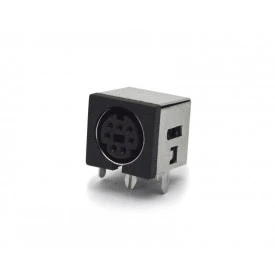 Conector Mini Din Fêmea PCI DS1093-03BN7-0 - 7 Pinos - Jiali