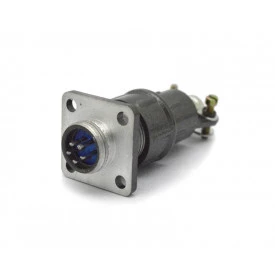 Conector Circular Macho e Fêmea DS1110-05-05 - 05 Vias - Connfly