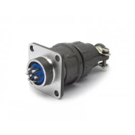 Conector Circular Macho e Fêmea DS1110-06-07 - 07 Vias - Connfly