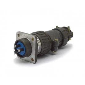 Conector Circular Macho e Fêmea DS1110-08-03LYP - 03 Vias - Connfly