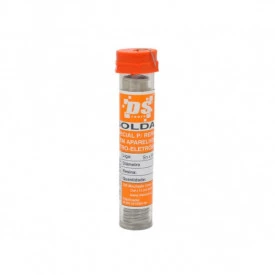 Estanho para Solda 183MSx0.5 63x37 diâmetro de 0.5mm Tubinho de 25g - DS Tools