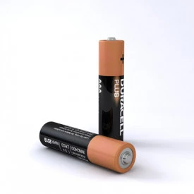 Cartela de Pilha Palito AAA Duracell com 2 unidades