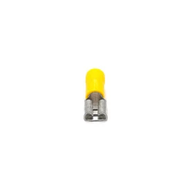Terminal Faston Fêmea Isolado 12-10 AWG 2.6 á 6mm Amarelo - FE1210-1 - Eletro Service