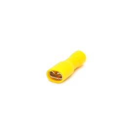 Terminal Faston Fêmea Isolado 12-10 AWG 2.6 a 6mm² Amarelo - FE1210-1TI - Eletro Service