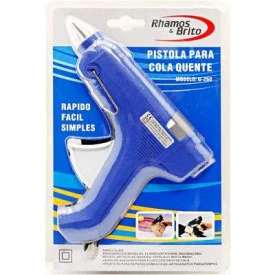 Pistola para Cola Quente G-250 - Azul - Rhamos & Brito
