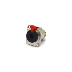 Conector Jack P10 6,35mm Fêmea para Painel - HJ084 - HJH