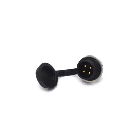 Conector Macho para Painel com Base Redonda 4 Vias - JA/P4P - Melro