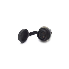 Conector Fêmea para Painel com Base Redonda 5 Vias - JA/PM5IP - Melro